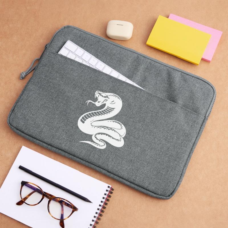 Silhouette du python serpent Sacoche pour ordinateur portable 15 pouces