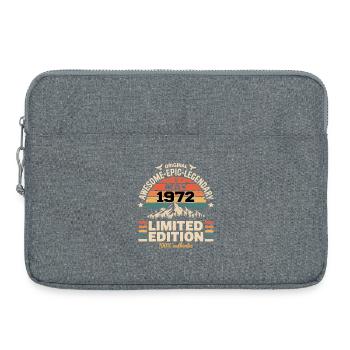 Mai 1972 - May 1972 - Sacoche pour ordinateur portable 15 pouces - gris chiné - Devant