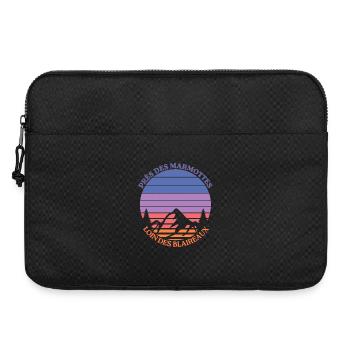 Marmottes au Coucher Montagne - Sacoche pour ordinateur portable 15 pouces - noir - Devant