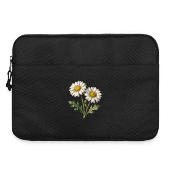 Helle Aquarell-Gänseblümchen - Laptoptasche 15" - Schwarz - Vorne