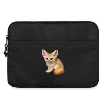 Fennec desert fox - Laptop bag 15" - black - Front