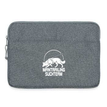 Équipe de recherche de chasse de Border Collie Dogs Dog - Sacoche pour ordinateur portable 15 pouces - gris chiné - Devant