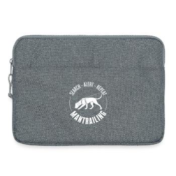 Boxer Chasseur de chiens Recherche de chiens Sports Wilsigns - Sacoche pour ordinateur portable 15 pouces - gris chiné - Devant