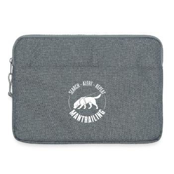 Labrador Mantrailing Hundesport Hunde Labbi  - Laptoptasche 15" - Grau meliert - Vorne