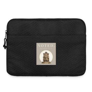 Noted Funny Meerkat - Laptoptasche 15" - Schwarz - Vorne