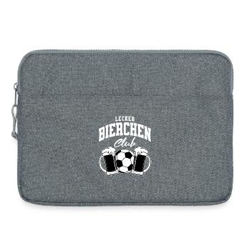 Lecker Bierchen Club - Laptoptasche 15" - Grau meliert - Vorne