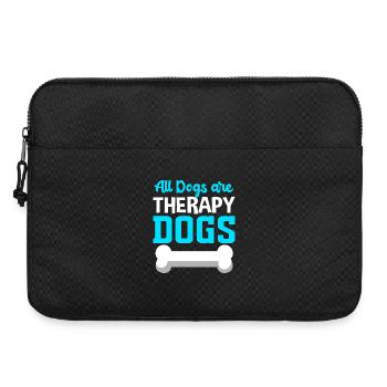 Therapy dog - Laptop bag 15" - black - Front