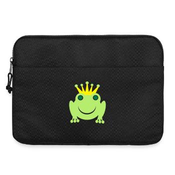 Roi grenouille - Sacoche pour ordinateur portable 15 pouces - noir - Devant