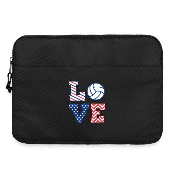 Volley-ball - Sacoche pour ordinateur portable 15 pouces - noir - Devant
