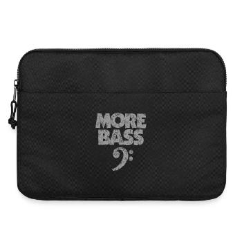 More Bass (Vintage/Grey) Bassists - Laptop bag 15" - black - Front
