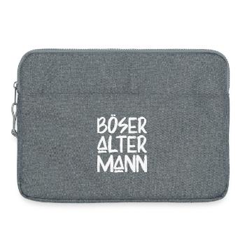 Böser Alter Mann - Laptoptasche 15" - Grau meliert - Vorne