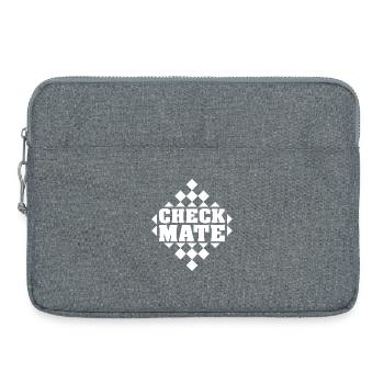 Checkmate Chess Symbol Chess Player Cup WM Icon - Sacoche pour ordinateur portable 15 pouces - gris chiné - Devant