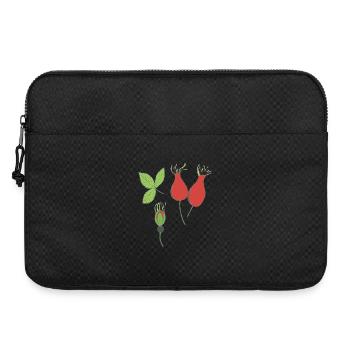 rose hip - Laptop bag 15" - black - Front