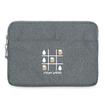 team apéro, bière, fan de bière - Sacoche pour ordinateur portable 15 pouces - gris chiné - Devant