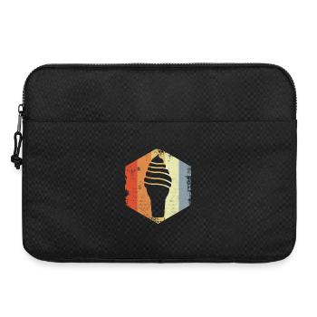 Vintage Softeis - Laptoptasche 15" - Schwarz - Vorne