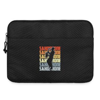 Vintage Saxophone - Laptop bag 15" - black - Front