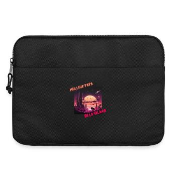 Meilleur Papa Galactique - Sacoche pour ordinateur portable 15 pouces - noir - Devant