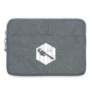Croquis de clé à pipe - Sacoche pour ordinateur portable 15 pouces - gris chiné - Devant