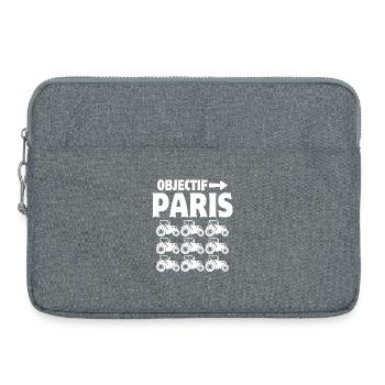 agriculteur, agriculture, paysan, fermier - Sacoche pour ordinateur portable 15 pouces - gris chiné - Devant