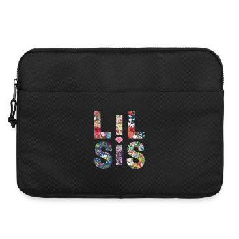 LIL SIS - Soeur - Petite Soeur - Look de partenaire - Sacoche pour ordinateur portable 15 pouces - noir - Devant