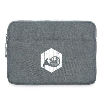 Skizze Waldhorn - Laptoptasche 15" - Grau meliert - Vorne