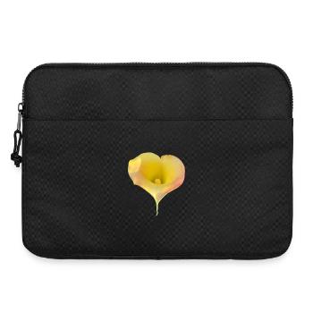 YELLOW CALLA LILY - Laptop bag 15" - black - Front