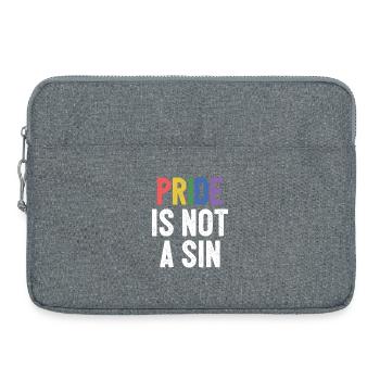 LGBTQ Pride Month - Pride ist keine Sünde - Laptoptasche 15" - Grau meliert - Vorne