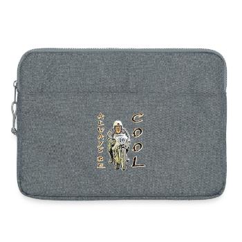 Soyez toujours cool - Sacoche pour ordinateur portable 15 pouces - gris chiné - Devant