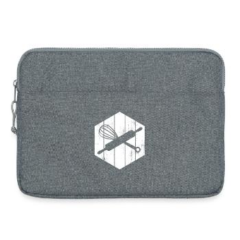 Pasta Roll Hand Mixer - Laptop bag 15" - heather grey - Front