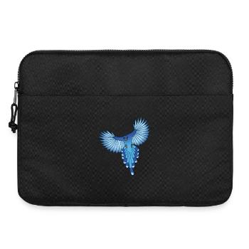 l'envol de l'oiseau bleu - Sacoche pour ordinateur portable 15 pouces - noir - Devant