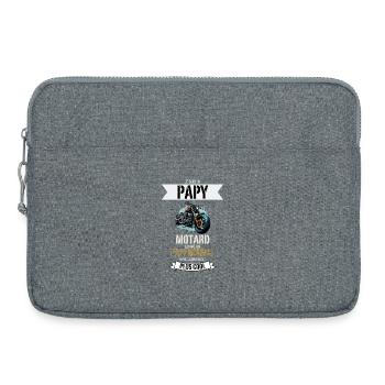 Papy Motard Plus Cool - Sacoche pour ordinateur portable 15 pouces - gris chiné - Devant