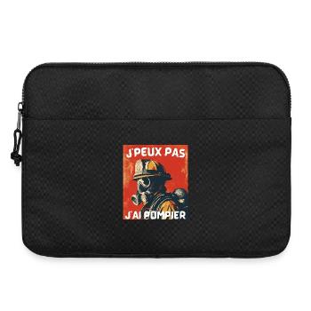 Pompier masqué – J'peux pas - Sacoche pour ordinateur portable 15 pouces - noir - Devant