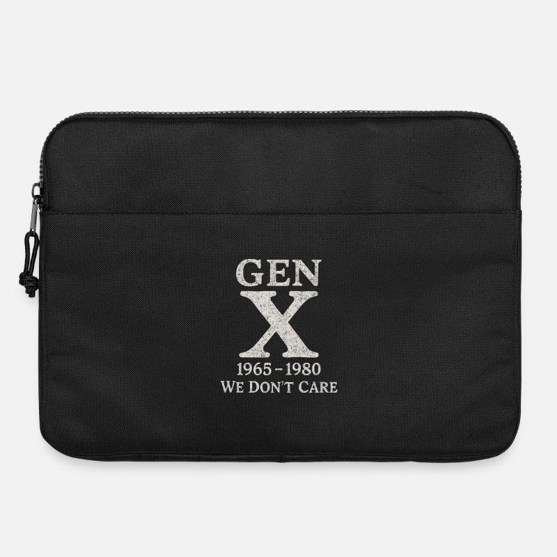 Generation X - We don't care - Laptop bag 15" - black
