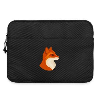 Modern Fox – Geometric & Stylish - Laptop bag 15" - black - Front