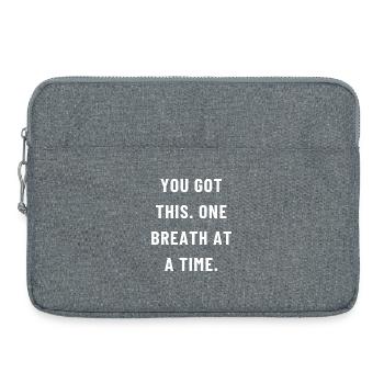 Du hast das - Laptoptasche 15" - Grau meliert - Vorne