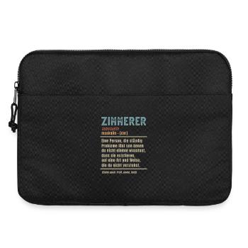 Zimmerer Bedeutung Definition Zimmermann - Laptoptasche 15" - Schwarz - Vorne