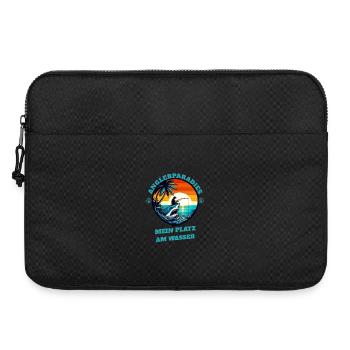 Fishing paradise sunset - Laptop bag 15" - black - Front