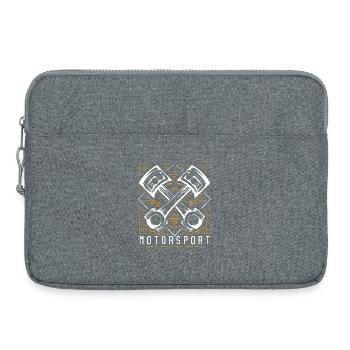 Motorsport - Tuning - Automechaniker - Laptoptasche 15" - Grau meliert - Vorne