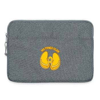 Wu tongs clan - Laptop bag 15" - heather grey - Front