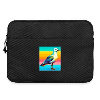 Möwe - Laptoptasche 15" - Schwarz - Vorne