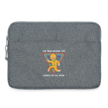 Werdende Väter Werdender Papa - Laptoptasche 15" - Grau meliert - Vorne