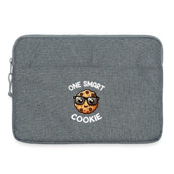 Cookie Malin Lunettes - Sacoche pour ordinateur portable 15 pouces - gris chiné - Devant