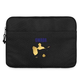 GWADA Golden Map West Indies T-shirt - Laptop bag 15" - black - Front