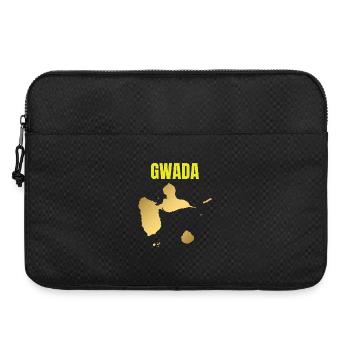 GWADA Golden Map West Indies T-shirt - Laptop bag 15" - black - Front