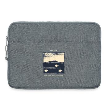 Psalm 23 The Lord Is My Shepherd Hirte Schafe - Laptoptasche 15" - Grau meliert - Vorne