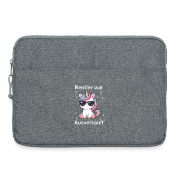 Reindeer was sold out - Laptop bag 15" - heather grey - Front