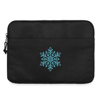 Flocon de neige | Montagne  | Ski | Snowboard - Sacoche pour ordinateur portable 15 pouces - noir - Devant