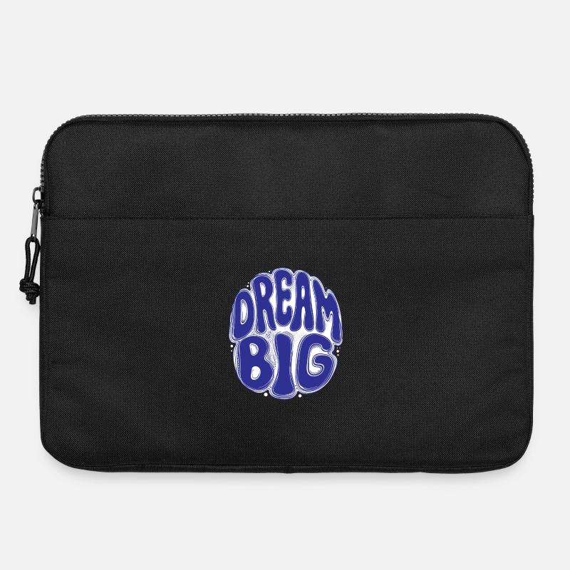 TRÄUME GROSS [Lass uns reden] - Laptoptasche 15" - Schwarz