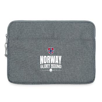 NORVÈGE GLOIRE - Sacoche pour ordinateur portable 15 pouces - gris chiné - Devant