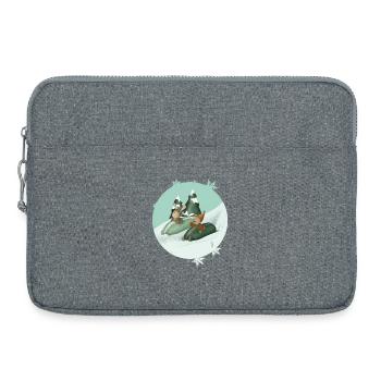 Lapin_taupe_luge - Laptoptasche 15" - Grau meliert - Vorne